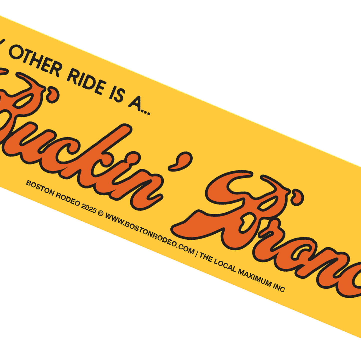 Buckin' Bronco Bumper Sticker