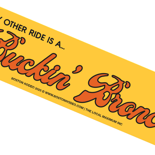 Buckin' Bronco Bumper Sticker