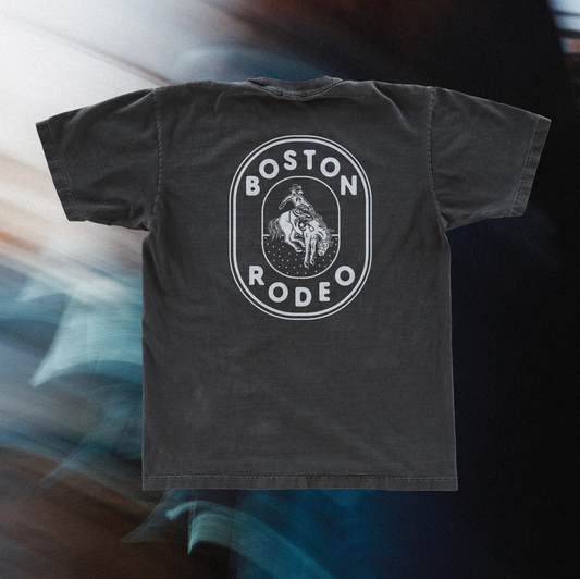 Boston Rodeo Logo Tee (Vintage Black)